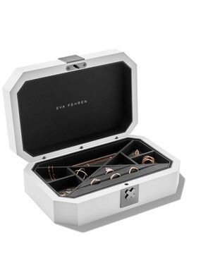 Eva Fehren Large Jewlery Box NEW White